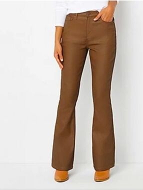 🎯NWT A.N.A Coated High Rise Flare Jeans